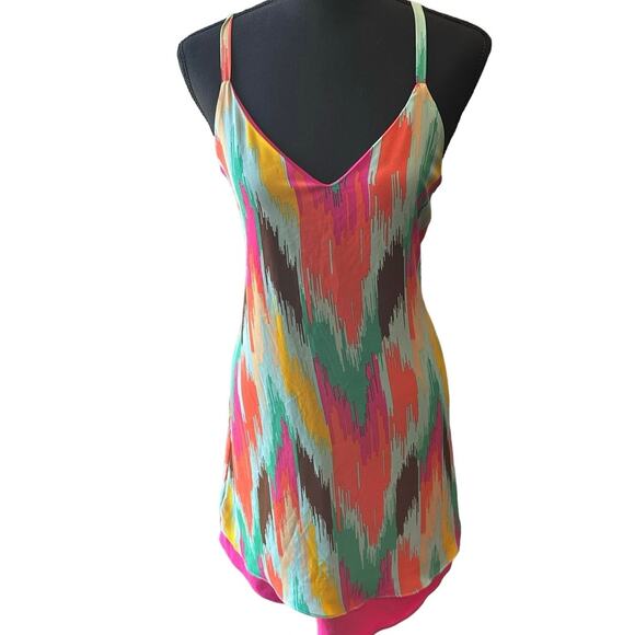 Judith March Rainbow Safari Falls Sleeveless Dress - M - Picture 11 of 12